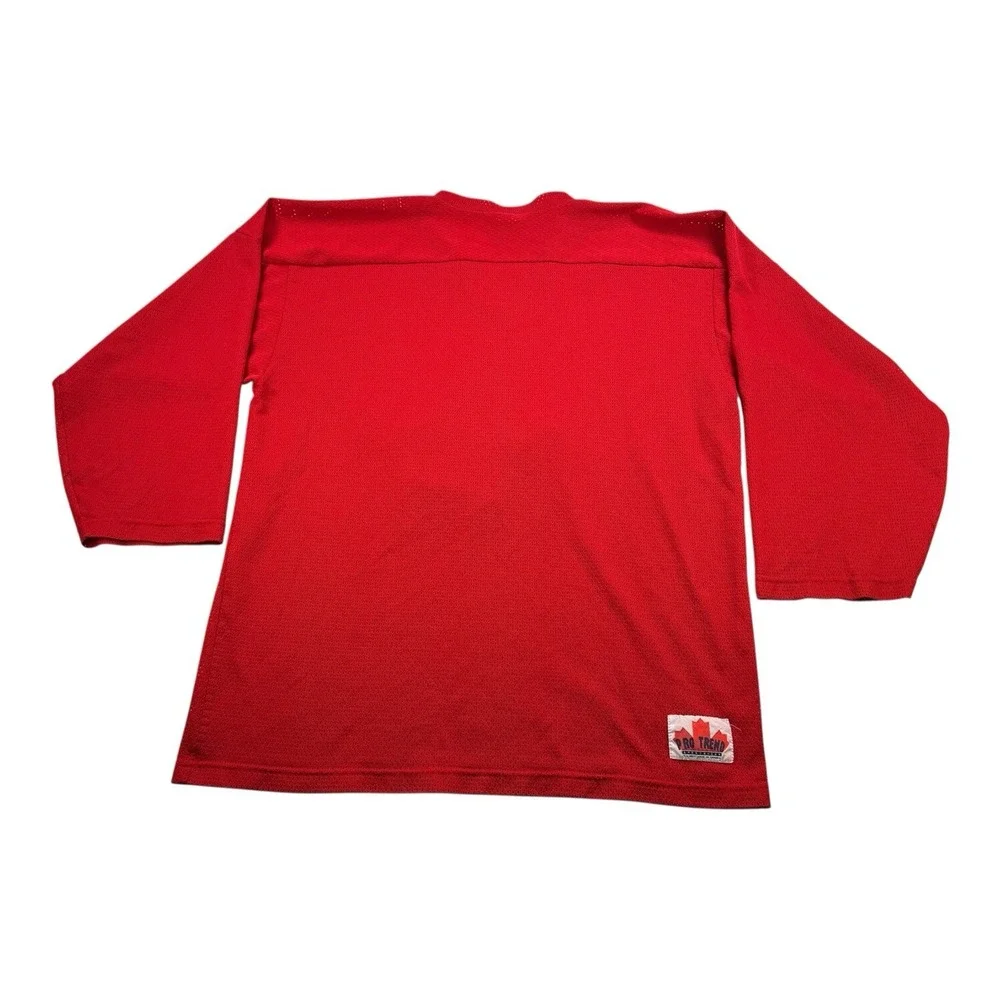 Vtg Red Louisville Cardinals NCAA Ice Hockey Jersey Mens Size XXL Read